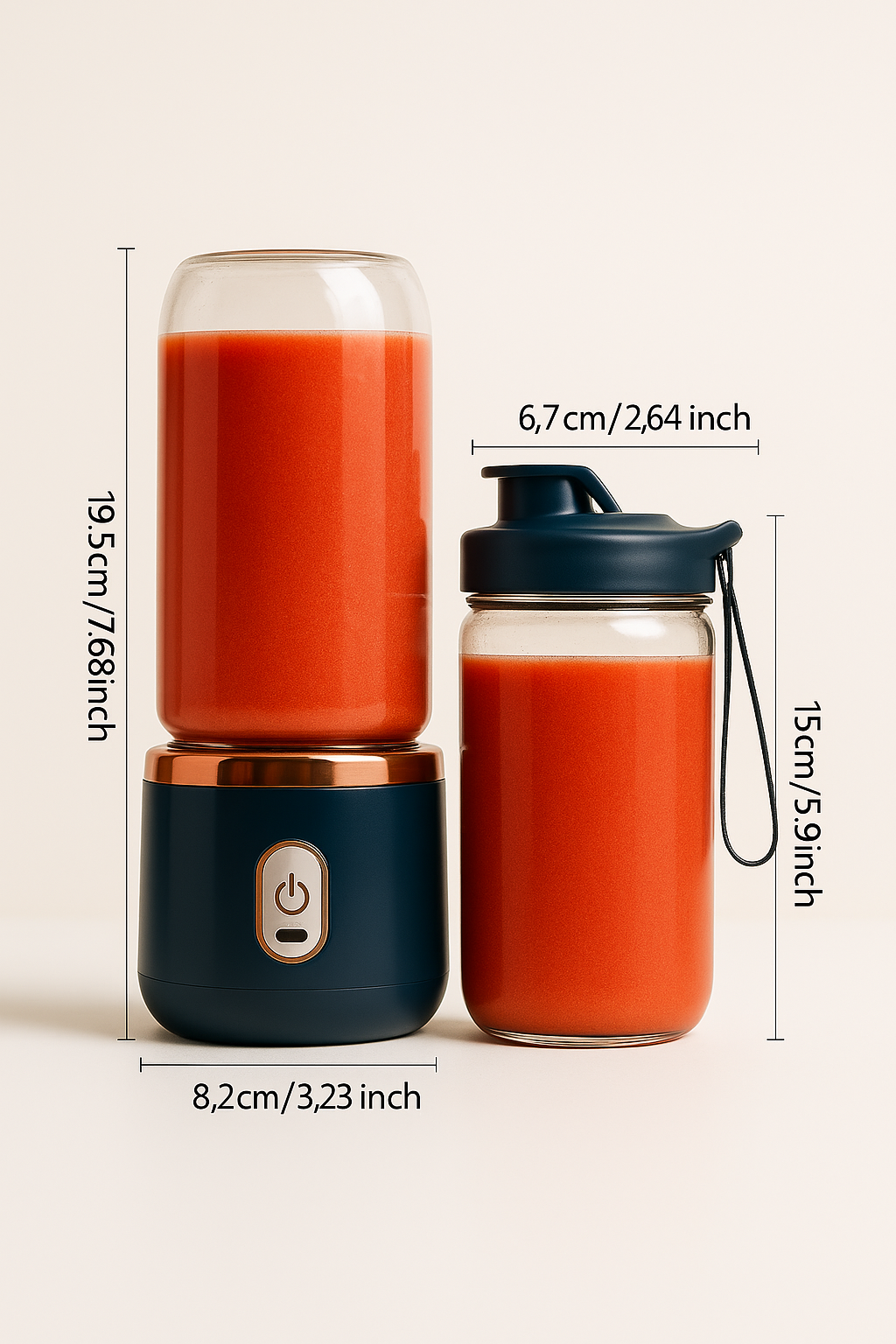 Minibatidora Portátil